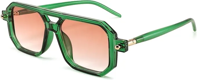 FEISEDY Vintage Square Aviators