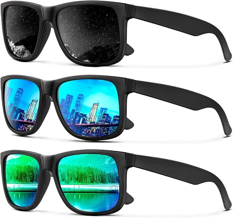 KALIYADI 3-Pack Matte Black Frame