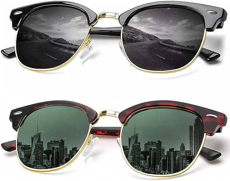 KALIYADI Polarized Semi-Rimless