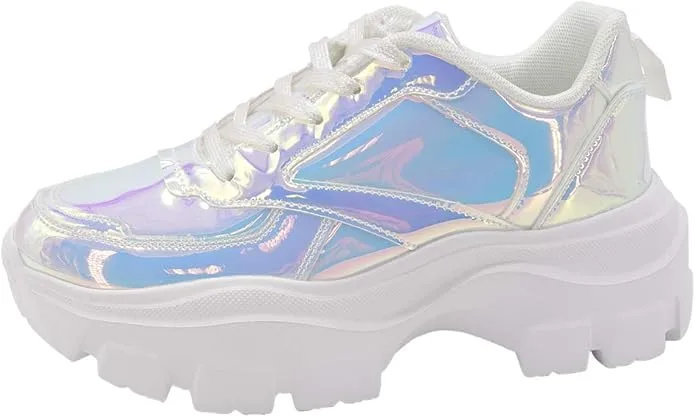 LUCKY STEP Chunky Platform Sneakers