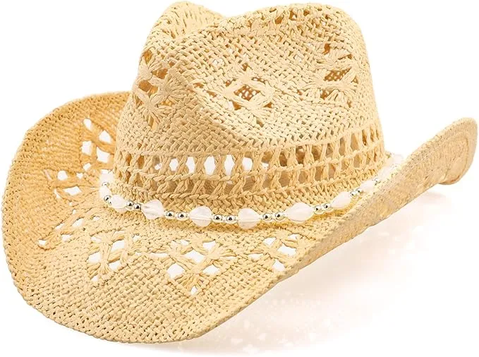 Foldable Cowboy Hat with Chin Strap