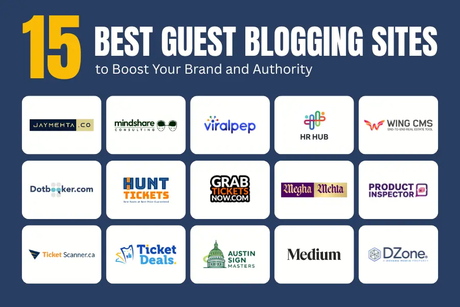 15 Best Guest Blogging Sites for Ticketing, Events, and Entertainment Experts 9 DotBooker