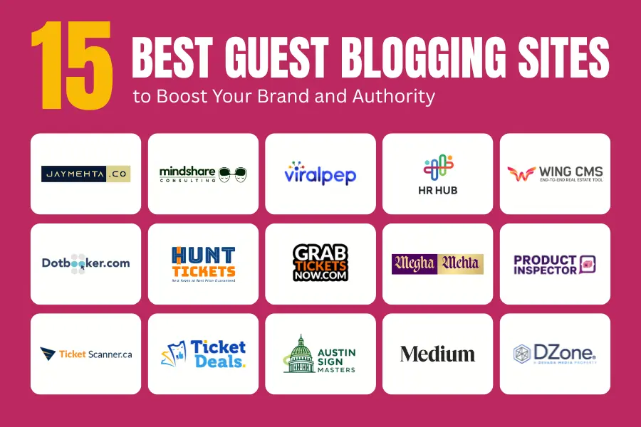 15 Best Guest Blogging Sites for Ticketing, Events, and Entertainment Experts 7 HR HUB