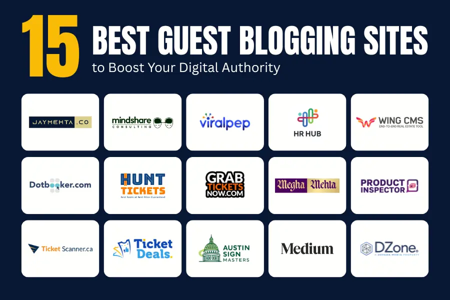 15 Best Guest Blogging Sites for Ticketing, Events, and Entertainment Experts 6 Jay Mehta Digital