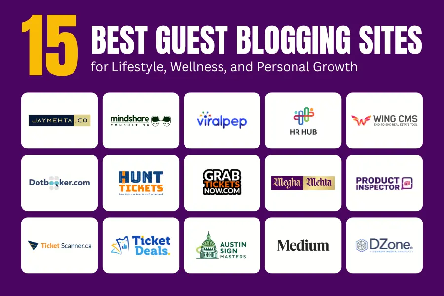 15 Best Guest Blogging Sites for Ticketing, Events, and Entertainment Experts 10 Megha Mehta