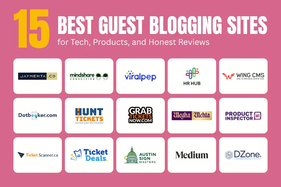 15 Best Guest Blogging Sites for Ticketing, Events, and Entertainment Experts 11 Product Inspector