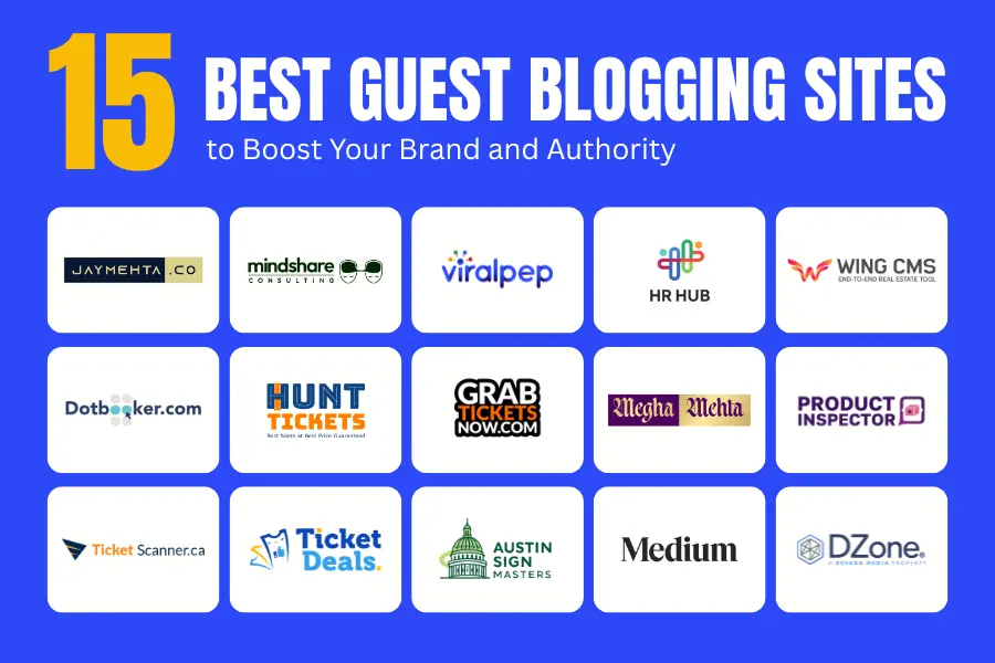 15 Best Guest Blogging Sites for Ticketing, Events, and Entertainment Experts 3 Viralpep