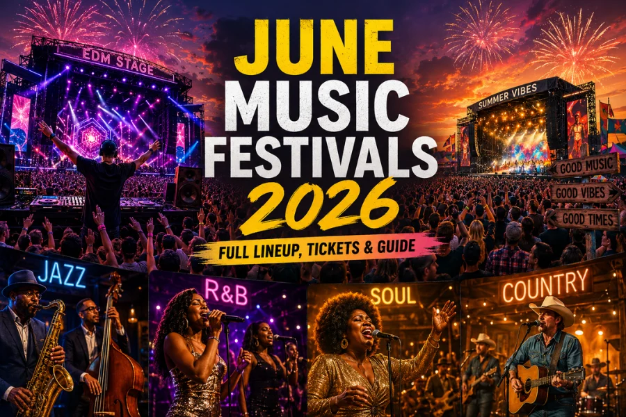 June Music Festivals 2026 – event guide featured image