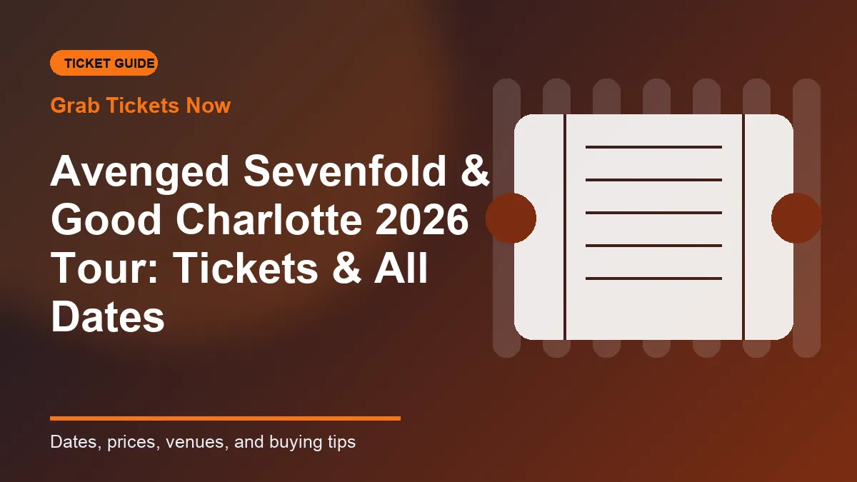 Seating and pricing overview for Warren Zeiders tour tickets