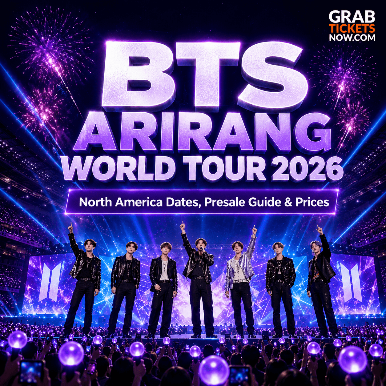 Bts Arirang World Tour Tickets — live event guide illustration