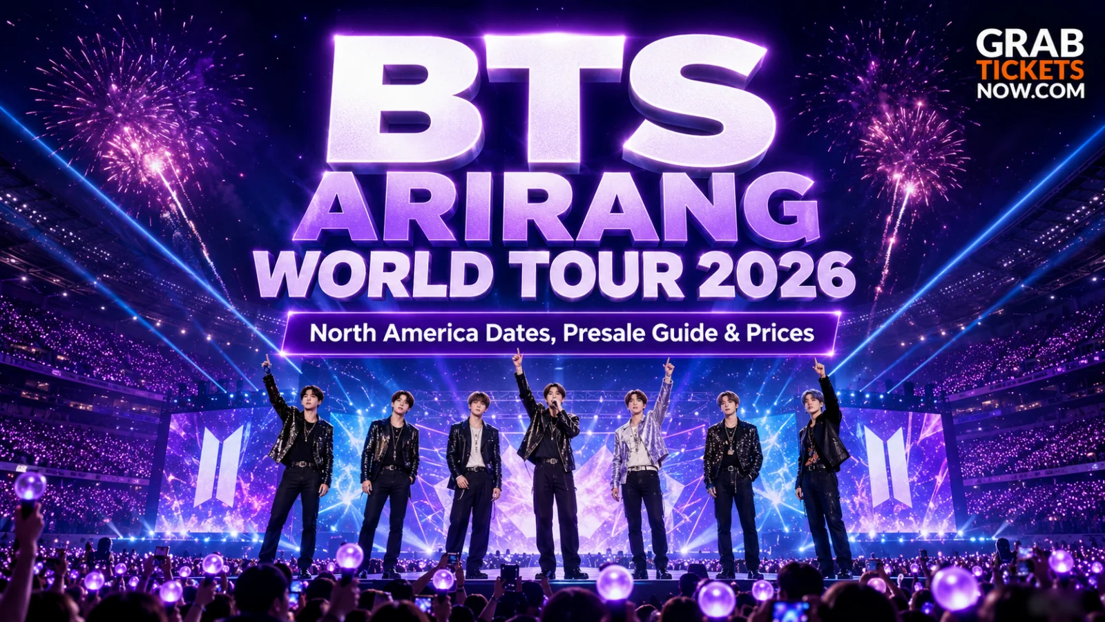 BTS Arirang World Tour Tickets 2026 supporting image