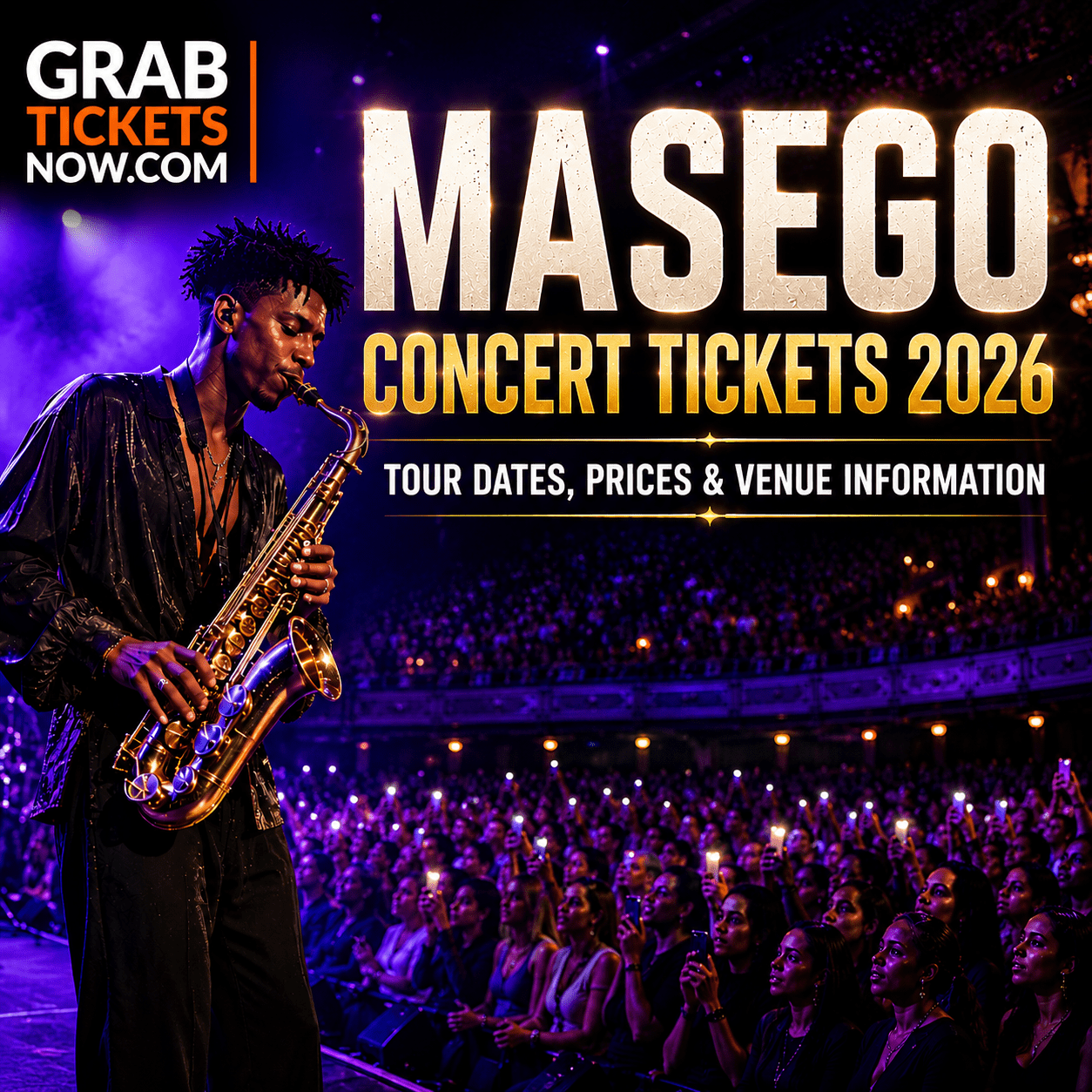 Masego Concert Tickets — live event guide illustration