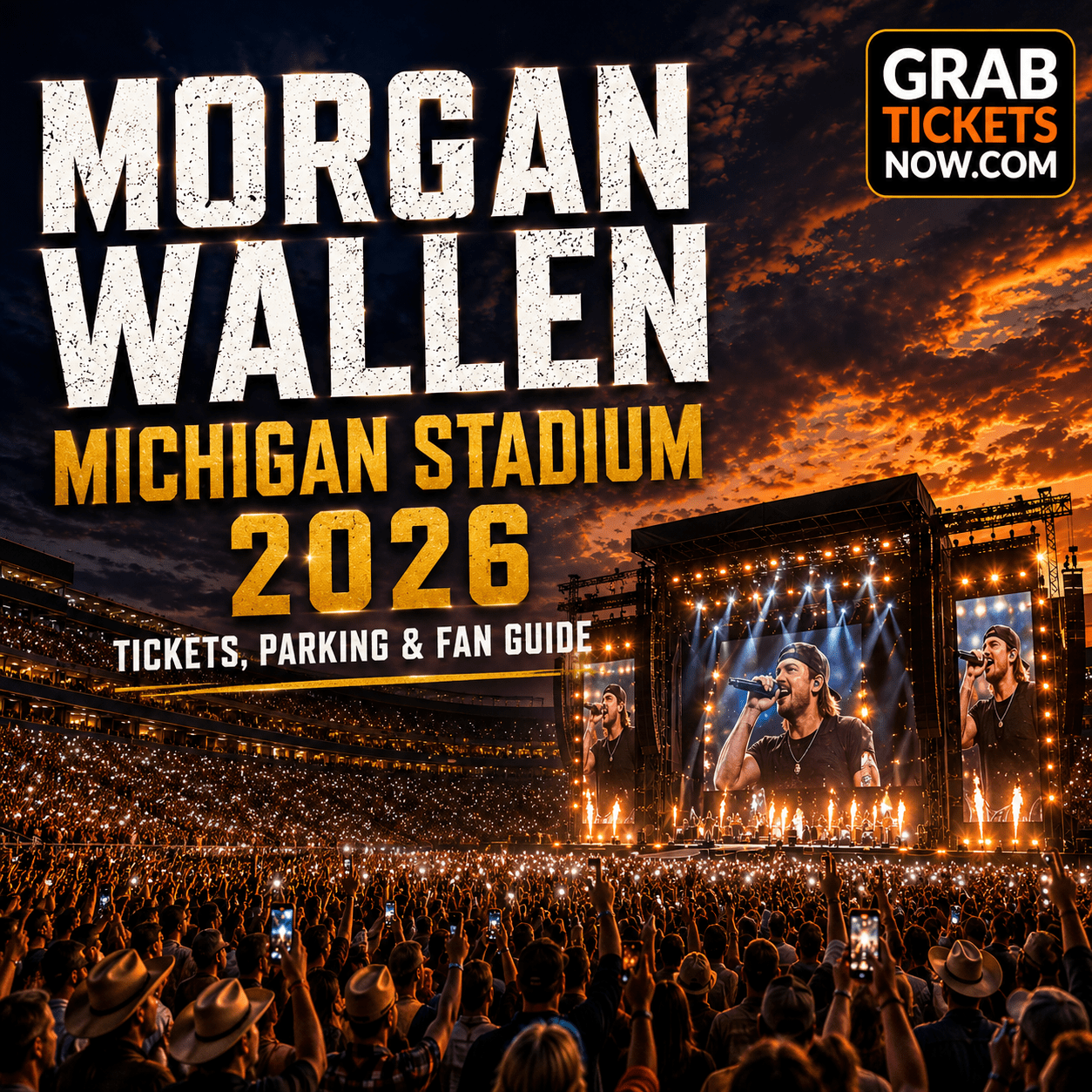Morgan Wallen Michigan Stadium — live event guide illustration