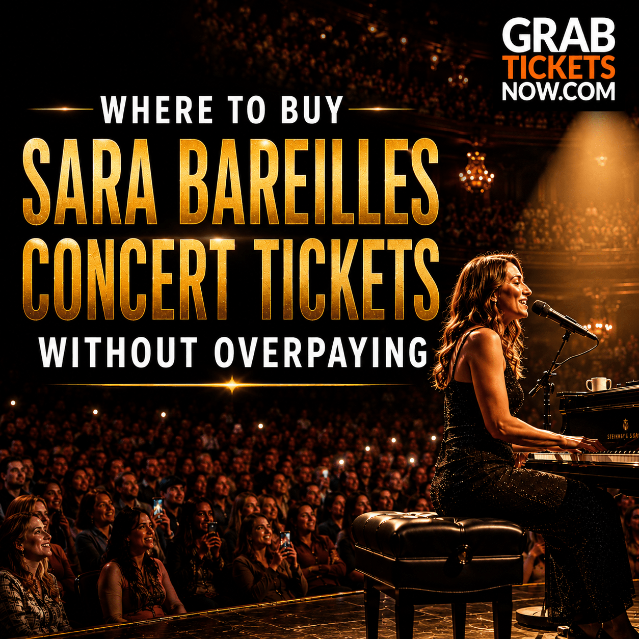 Sara Bareilles Concert Tickets — live event guide illustration