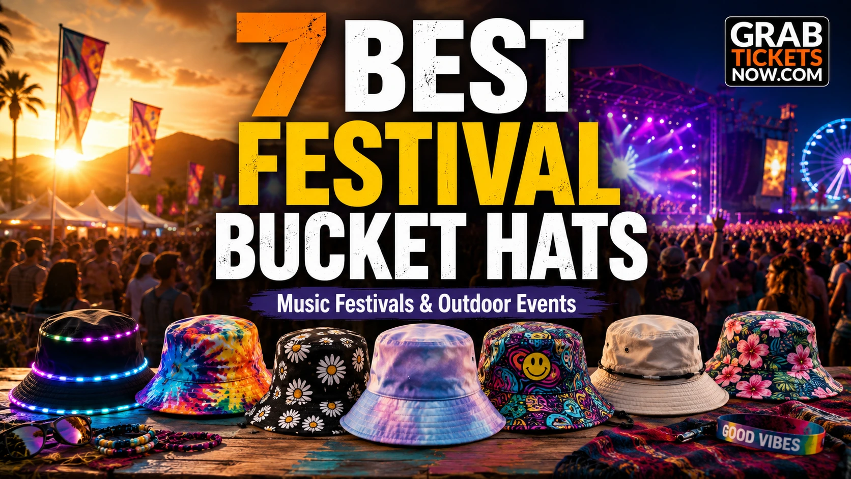 festival bucket hats